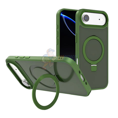 iPhone 17 Air Magsafe Magnetic Stand Slim ShockProof Matt Case Cover