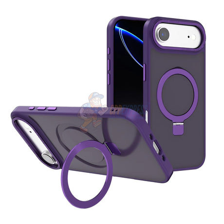 iPhone 17 Air Magsafe Magnetic Stand Slim ShockProof Matt Case Cover