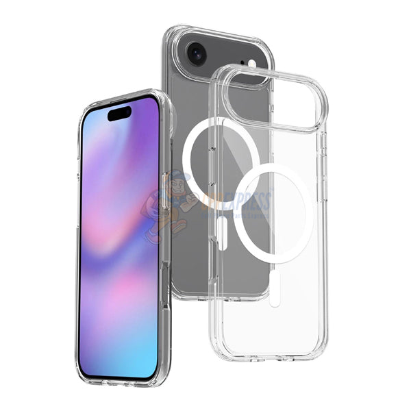 iPhone 17 Air Magsafe Silicone Protective ShockProof Case Cover - Clear