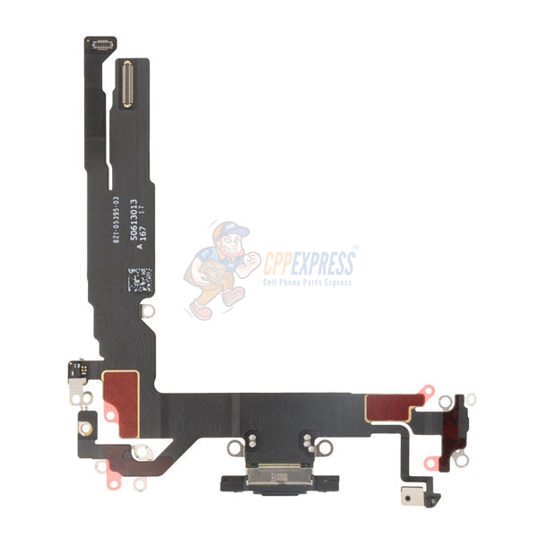 iPhone 17 Charging Port Flex Cable Replacement - Black