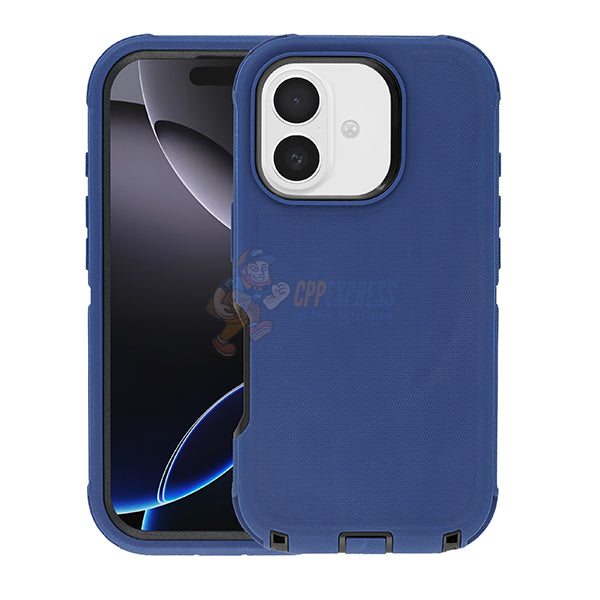 iPhone 17 Heavy Duty Defender Case Shockproof Rugged Protective Cover