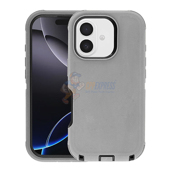 iPhone 17 Heavy Duty Defender Case Shockproof Rugged Protective Cover