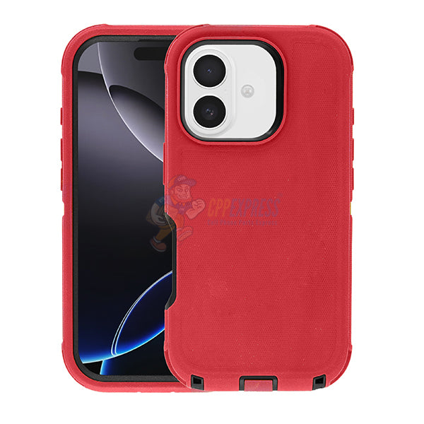 iPhone 17 Heavy Duty Defender Case Shockproof Rugged Protective Cover