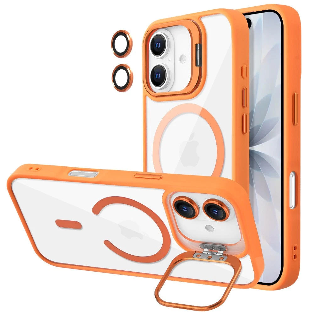 iPhone 17 MagSafe Case With Back Camera Stand Protective ShockProof Cover