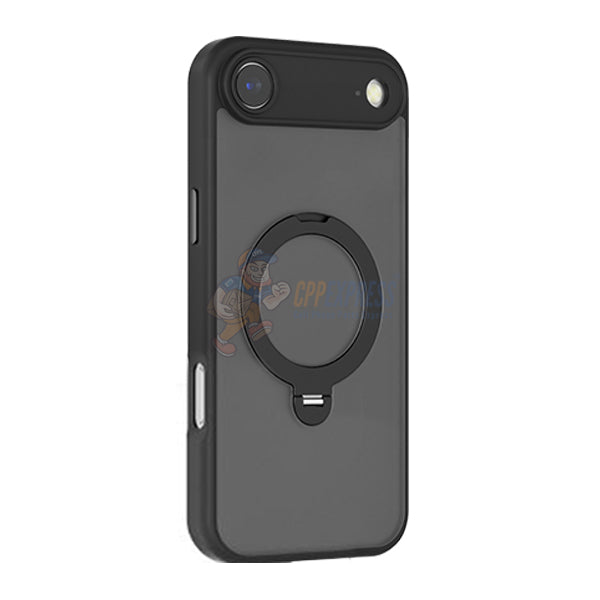 iPhone 17 Air Magnetic Case with 360° Rotating Stand Heavy duty Shockproof Cover