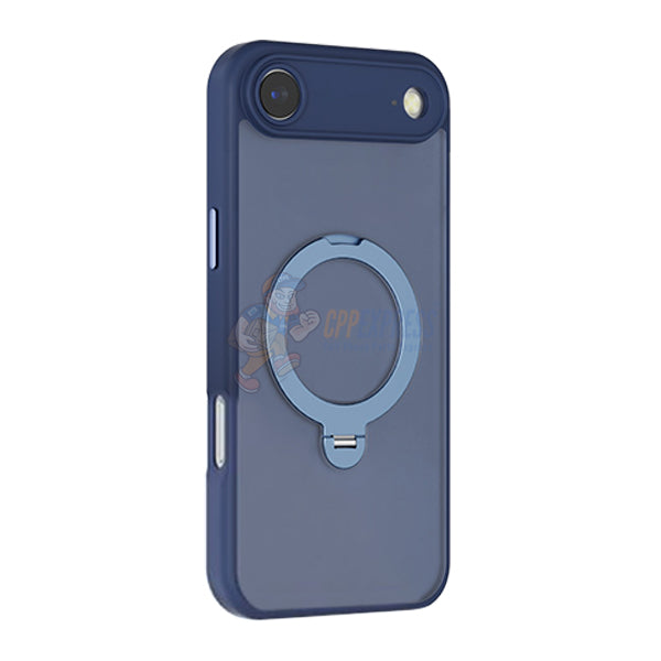 iPhone 17 Air Magnetic Case with 360° Rotating Stand Heavy duty Shockproof Cover