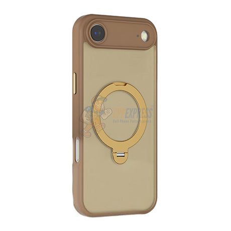 iPhone 17 Air Magnetic Case with 360° Rotating Stand Heavy duty Shockproof Cover