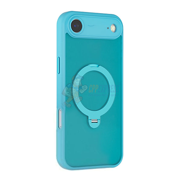 iPhone 17 Air Magnetic Case with 360° Rotating Stand Heavy duty Shockproof Cover