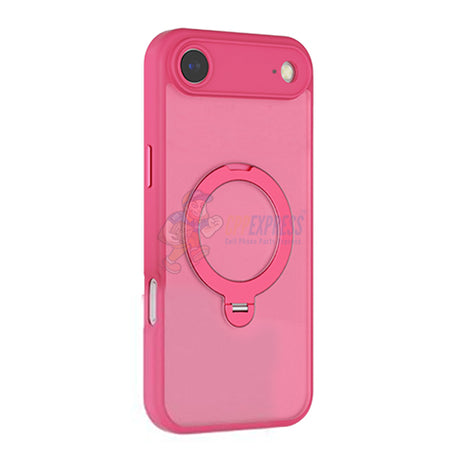 iPhone 17 Air Magnetic Case with 360° Rotating Stand Heavy duty Shockproof Cover