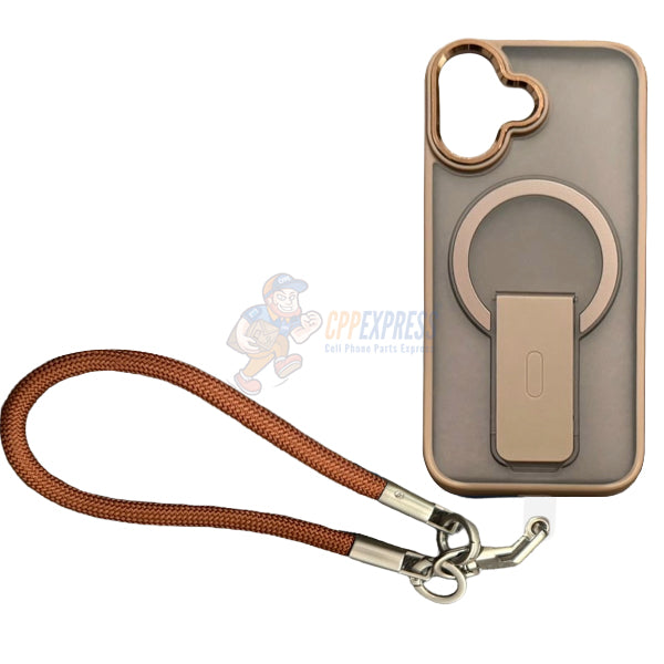 iPhone 17 Magsafe with Rectangular Stand ShockProof Magnetic Case Cover