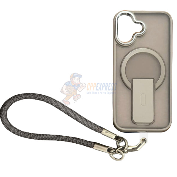 iPhone 17 Magsafe with Rectangular Stand ShockProof Magnetic Case Cover