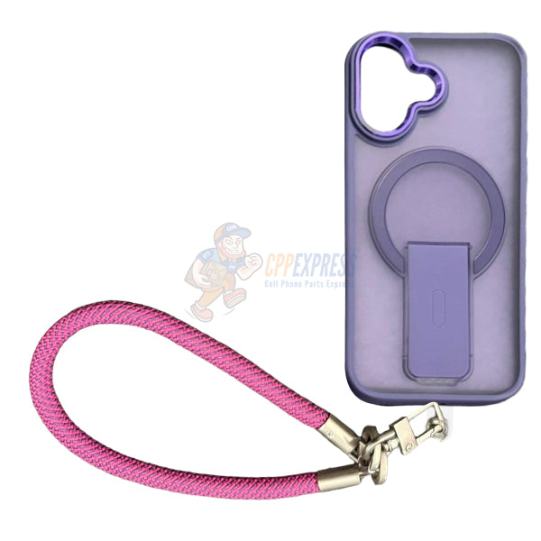 iPhone 17 Magsafe with Rectangular Stand ShockProof Magnetic Case Cover