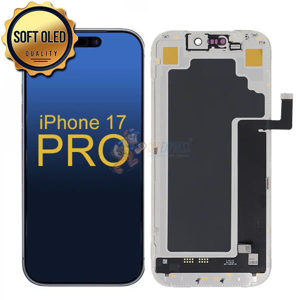 iPhone 17 Pro - SL Soft OLED Display Screen Touch Digitizer Assembly - Black