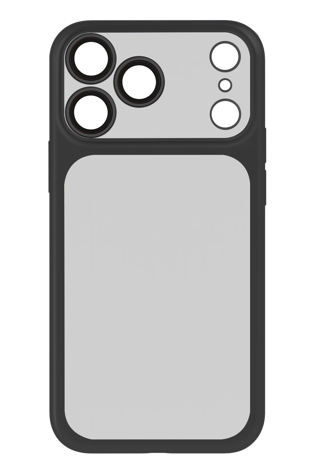 iPhone 17 Pro Frost Mist Coated Full Cover Lens Protection Shockproof Case