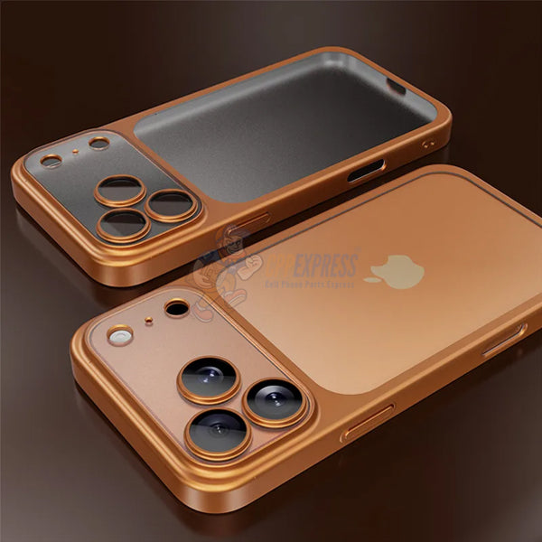 iPhone 17 Pro Max Frost Mist Coated Full Cover Lens Protection Shockproof Case
