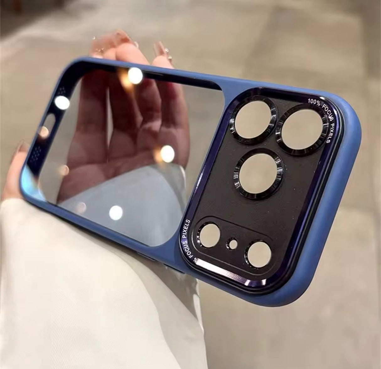 iPhone 17 Pro Full Transparent Shockproof Protection Case Cover