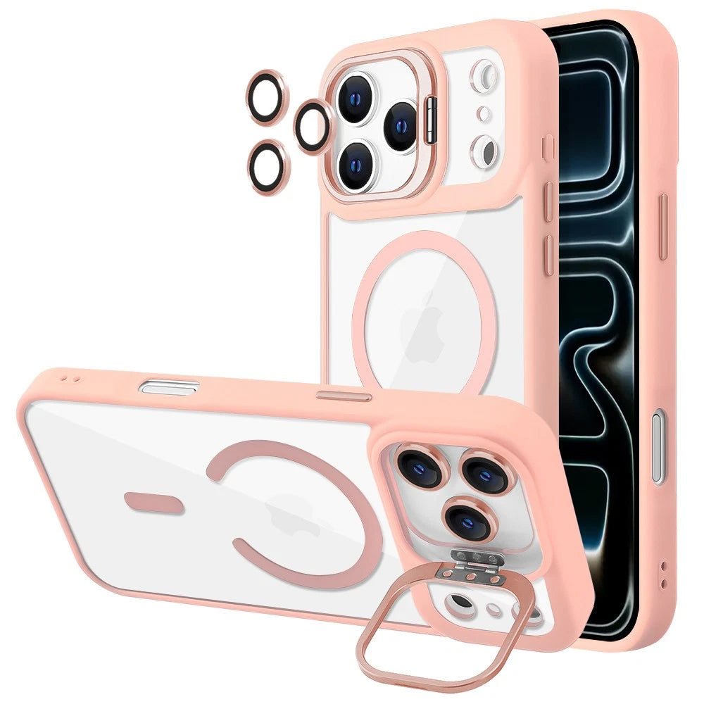 iPhone 17 Pro MagSafe Case With Back Camera Stand Protective ShockProof Cover