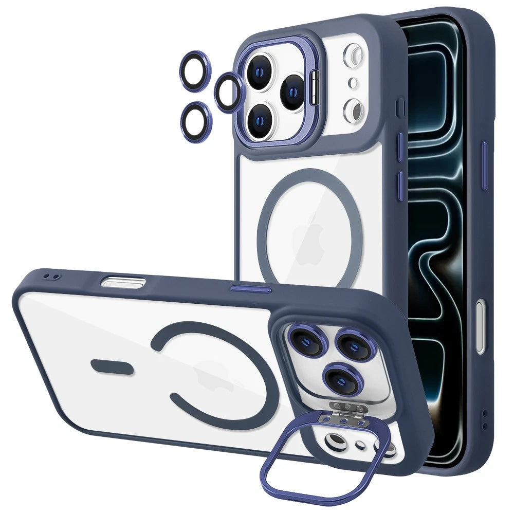 iPhone 17 Pro MagSafe Case With Back Camera Stand Protective ShockProof Cover