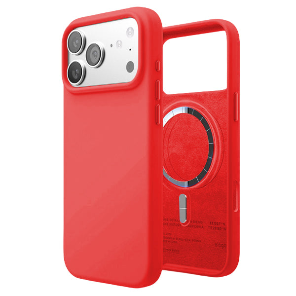 iPhone 17 Pro Max MagSafe Magnetic Silicone Case Cover