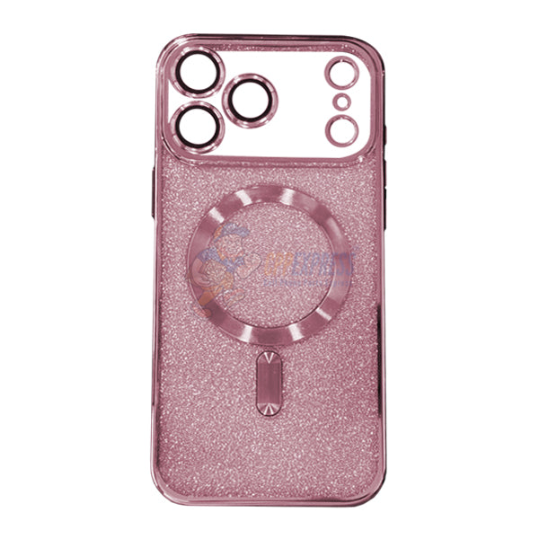iPhone 17 Pro Max ShockProof 2 In 1 Glitter Magsafe Protective Case Cover