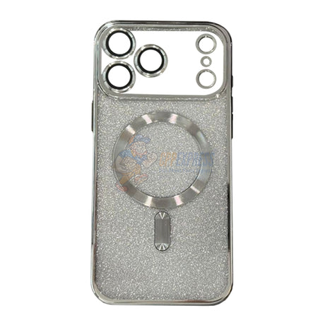 iPhone 17 Pro Max ShockProof 2 In 1 Glitter Magsafe Protective Case Cover