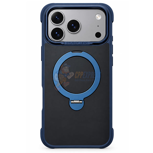 iPhone 18 Pro Shockproof Magnetic 360 Invisible Stand Holder Case