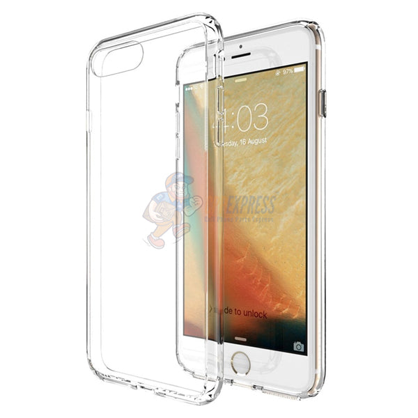 iPhone 7 Plus / 8 Plus Clear Shockproof Protective Slim Silicone Case Cover