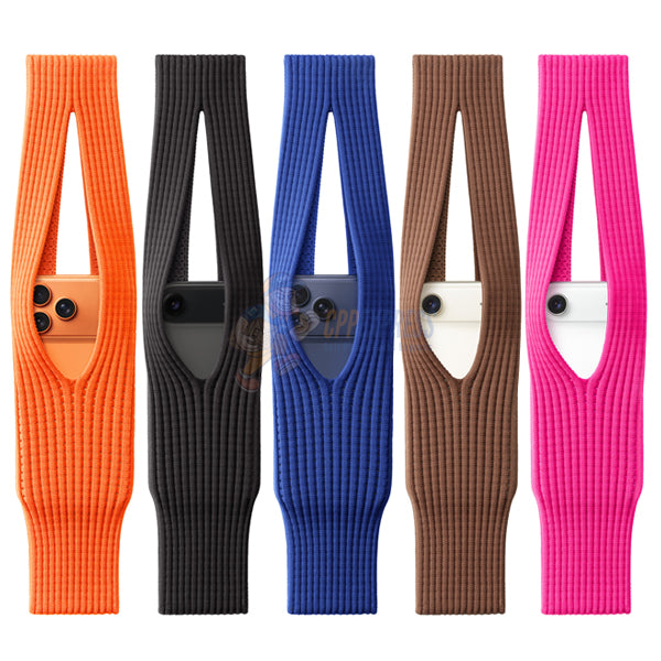 iPhone Pocket 3D-Knitted Handholding Smart Mini Bag - Short Rope