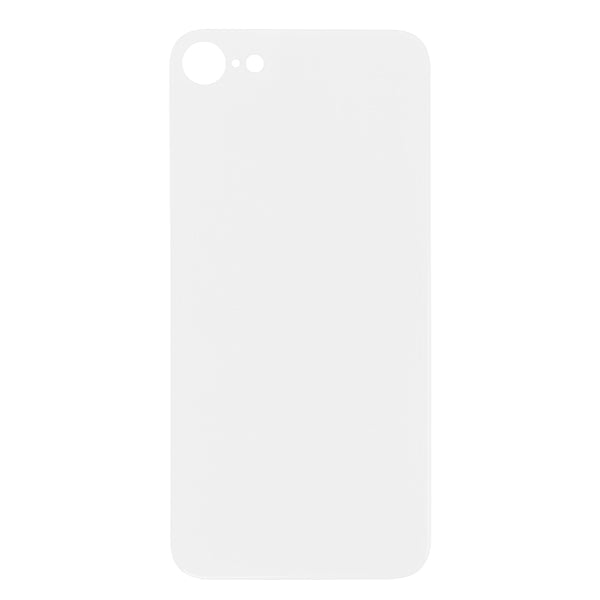 iPhone SE 2020 Battery Back Door Glass Cover With Big Camera Hole - White