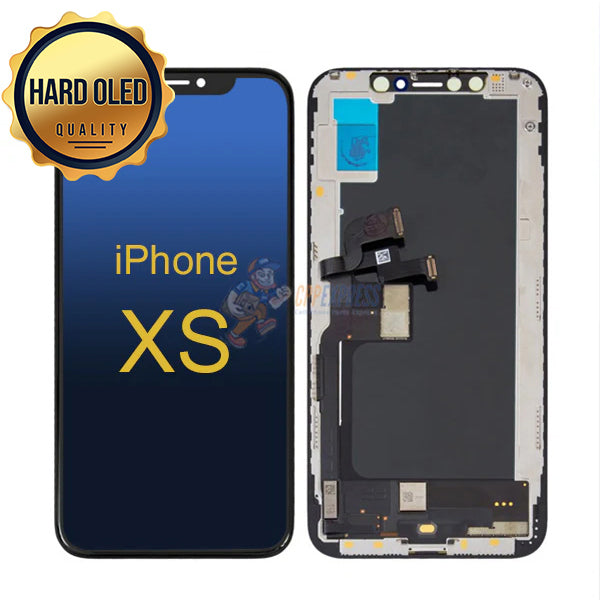 iPhone XS - Hard OLED Display Touch Screen Digitizer Assembly (HEX) Black