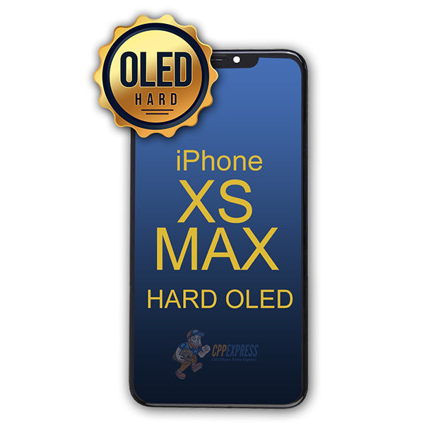 iPhone XS Max - Hard OLED Display Touch Screen Digitizer Assembly (GW) Black