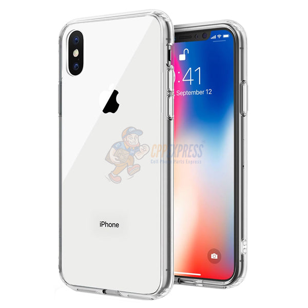iPhone XS Max Clear Shockproof Protective Slim Silicone Case Cover