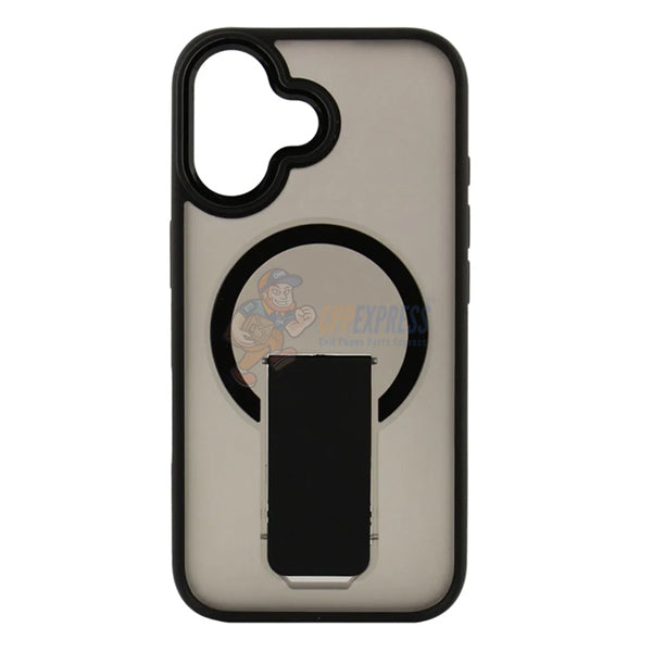 iPhone 16 Plus Magsafe with Rectangular Stand ShockProof Magnetic Case Cover