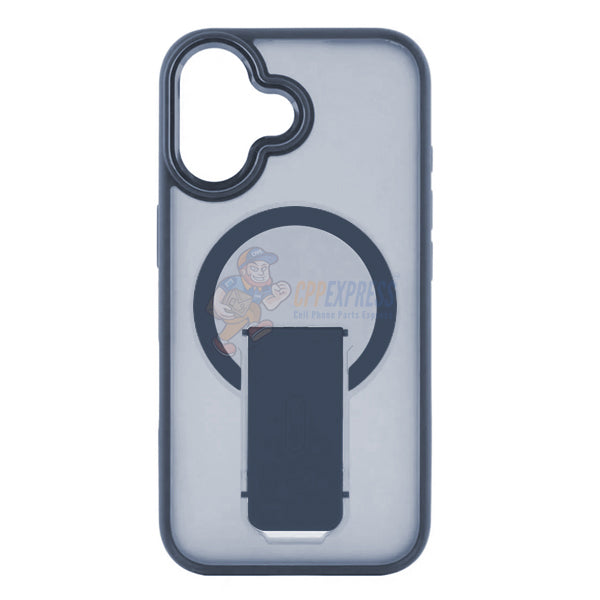 iPhone 16 Plus Magsafe with Rectangular Stand ShockProof Magnetic Case Cover