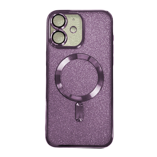 iPhone 16 Plus ShockProof 2 In 1 Glitter Magsafe Protective Case Cover