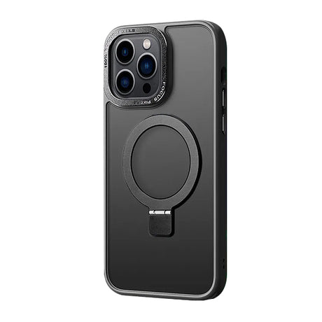 iPhone 16 Pro Max Shockproof Magnetic Case With Invisible Stand Holder