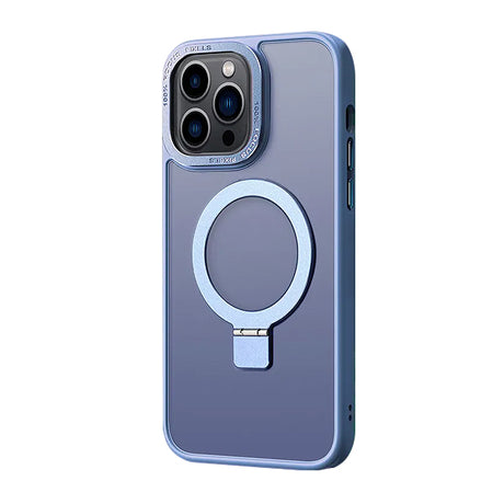iPhone 16 Pro Max Shockproof Magnetic Case With Invisible Stand Holder