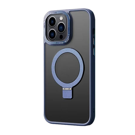 iPhone 16 Pro Max Shockproof Magnetic Case With Invisible Stand Holder