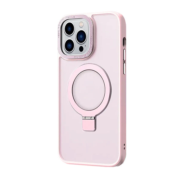 iPhone 16 Pro Max Shockproof Magnetic Case With Invisible Stand Holder