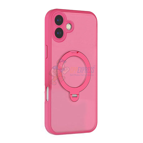 iPhone 17 Magnetic Case with 360° Rotating Stand Heavy duty Shockproof Cover