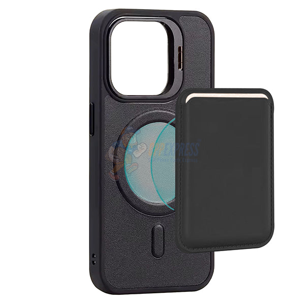 iPhone 17 Pro Shockproof MagSafe Case with Wallet Card Cover Cover