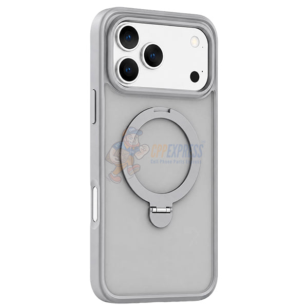 iPhone 18 Pro Max Shockproof Magnetic Case With Invisible Stand Holder