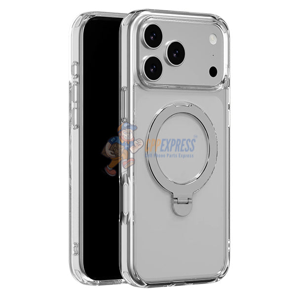 iPhone 18 Pro Max Shockproof Magnetic Case With Invisible Stand Holder