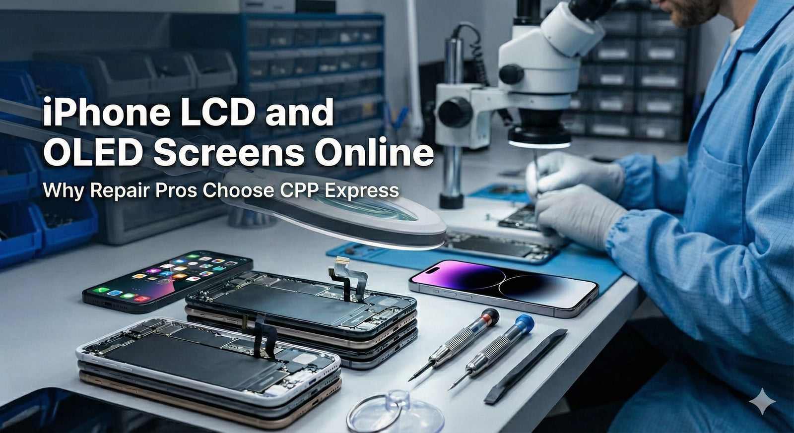 iPhone LCD and OLED Screens Online: Why Repair Pros Choose CPP Express
