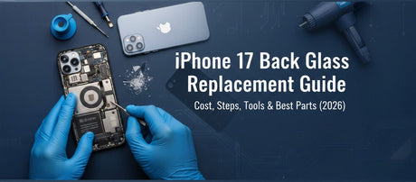 iPhone 17 Back Glass Replacement Guide: Cost, Steps, Tools & Best Parts (2026)