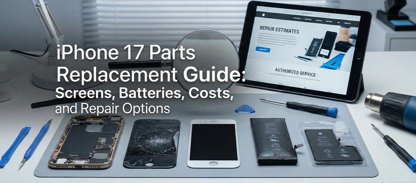 iPhone 17 Parts Replacement Guide: Screens, Batteries, Costs, and Repair Options