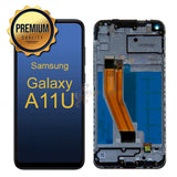 Samsung Galaxy A11U- LCD Touch Screen Digitizer Assembly With Frame - Black
