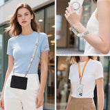 3-in-1 Triple-Function Adjustable Crossbody Lanyard Hands-Free Strap For iPhone