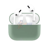 Airpods Pro Premium Protective Shockproof Silicone Charging Shell Case Cover - Green