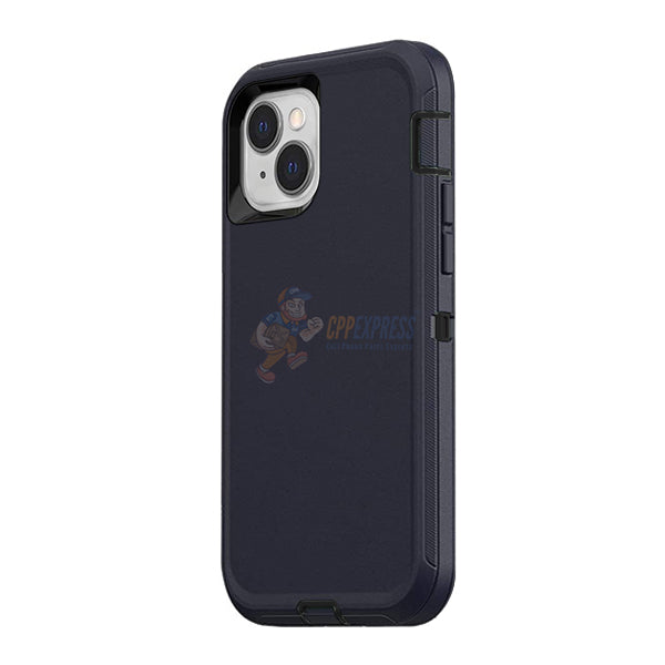 iPhone 13 Shockproof Defender Case Cover Dark Blue